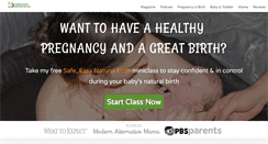 Desktop Screenshot of naturalbirthandbabycare.com